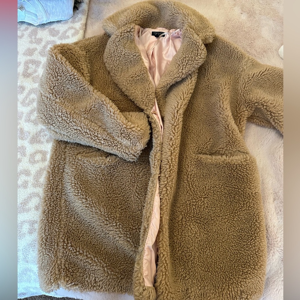 Topshop Teddy Bear Coat